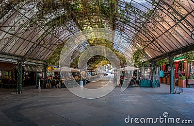 Covered street - Gramado, Rio Grande do Sul, Brazil Stock Photo