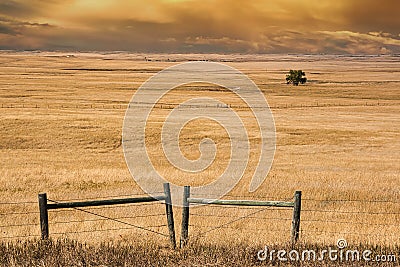 Great Plains of South Dakota Stock Photo