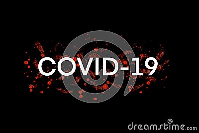 COVID-19, Coronavirus outbreak background concept Stock Photo