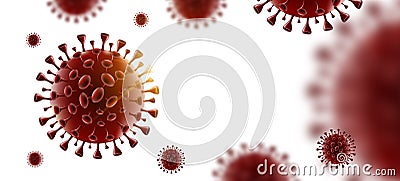 Covid-19 Coronavirus White Background Isolate