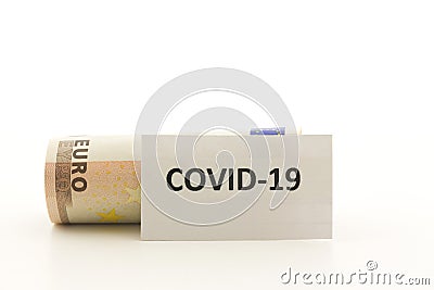 Covid-19 crisis impacts European economy Stock Photo