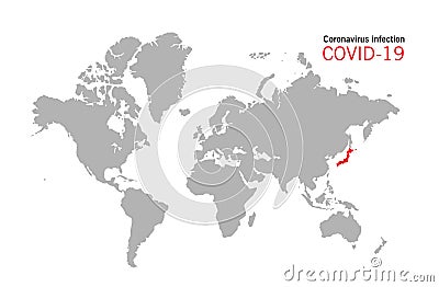 Covid 19 map confirmed cases report worldwide globally. Coronavirus disease 2020 situation update worldwide. Maps show where the Stock Photo