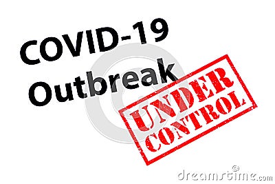 COVID-19 Outbreak Under Control Stock Photo