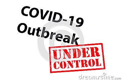 COVID-19 Outbreak Under Control Stock Photo