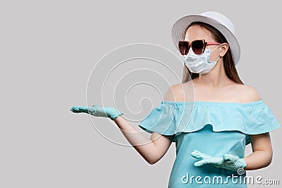 COVID-19 traveling protection disease prevention Stock Photo