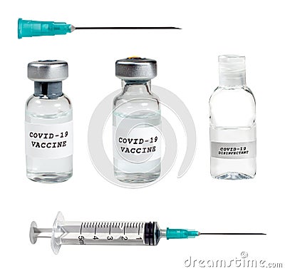 Covid-19 vaccine concept. Stock Photo