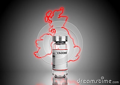 Covid Vaccine Great Britain Stock Photo