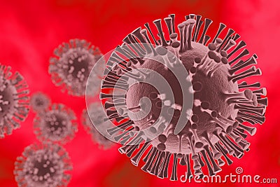 COVID-19 Virus Stock Photo