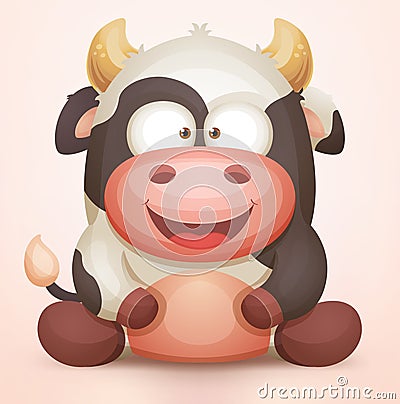 Cow Vector Illustration