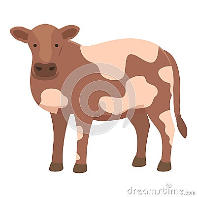 Cow beef icon cartoon vector. Bull meat Vector Illustration