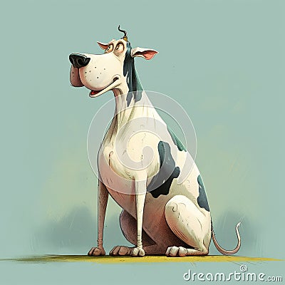 Realistic Yet Imaginative Cartoon Dog By Rahimi On Behance Cartoon Illustration