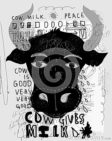 Cow Vector Illustration