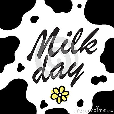 Cow texture pattern repeated seamless brown and white lactic chocolate animal jungle print spot skin fur milk day Vector Illustration