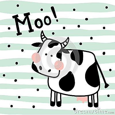 Cow Vector Illustration