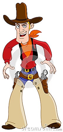 Cowboy Vector Illustration