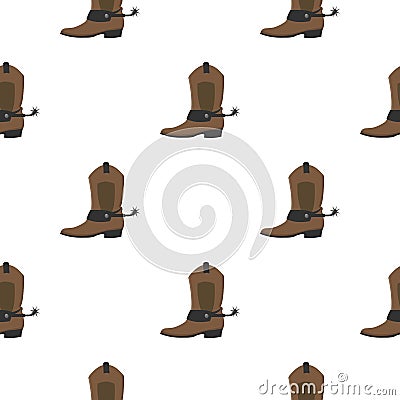 Cowboy boot icon cartoon. Singe western icon from the wild west cartoon. Vector Illustration