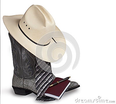 Cowboy Business Stock Photo