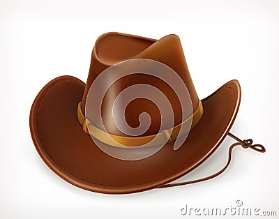 Cowboy hat icon Vector Illustration