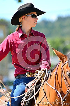 Cowboy show Editorial Stock Photo