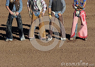 Cowboys & Chaps Stock Photo