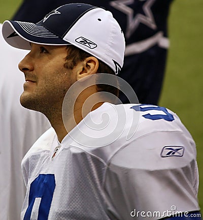 Cowboys Tony Romo Looking Editorial Stock Photo