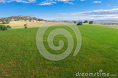 Cowra Farmland Central NSW Australia Stock Photo