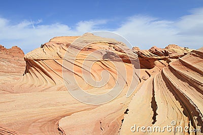 Arizona Coyote Buttes Wilderness - The Second Wave Stock Photo