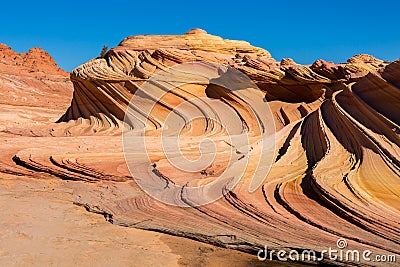 Coyote Buttes in the Vermilion Cliffs Arizona Stock Photo