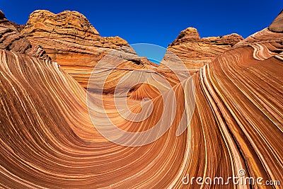 Coyote Buttes in the Vermilion Cliffs Arizona Stock Photo