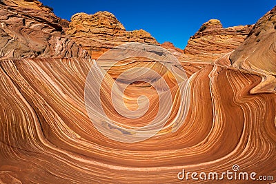 Coyote Buttes in the Vermilion Cliffs Arizona Stock Photo