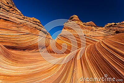 Coyote Buttes in the Vermilion Cliffs Arizona Stock Photo