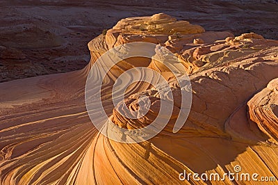 Coyote Buttes the Wave Stock Photo