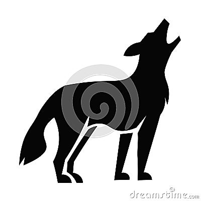 Coyote Icon Vector Vector Illustration