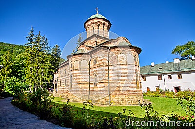 Cozia monastery in Romania Stock Photo