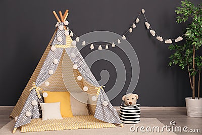 Cozy child`s room interior Stock Photo