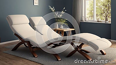 Cozy Comfort Embracing Relaxation with Soft Slippers on National Relaxation Day.AI Generated Stock Photo