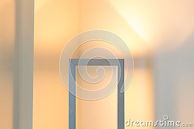 Cozy modern light. Interior real state light Stock Photo