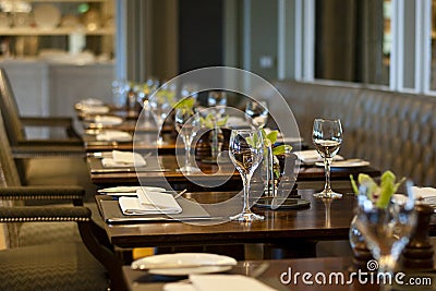 Cozy restaurant Stock Photo