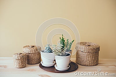 Cozy vintage home decoration Stock Photo