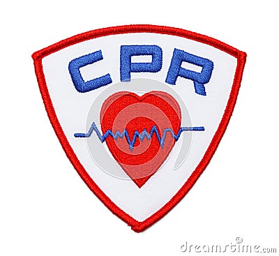 CPR Patch Stock Photo