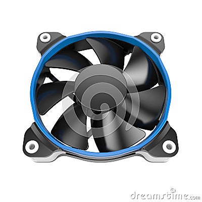 Cpu cooler fan Stock Photo