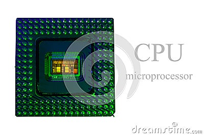 CPU Inside. Stock Photo