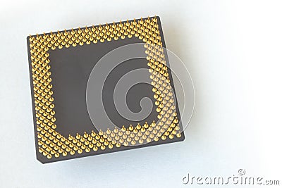 CPU pins Stock Photo