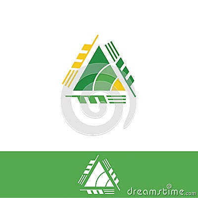 Wheat company Logo icon sign symbol Template. Vector Illustration