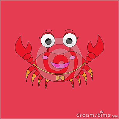 Crab red ocean shop Stock Photo