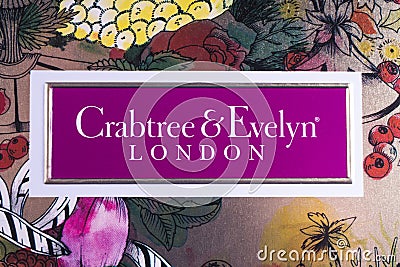 Crabtree and Evelyn Logo Editorial Stock Photo