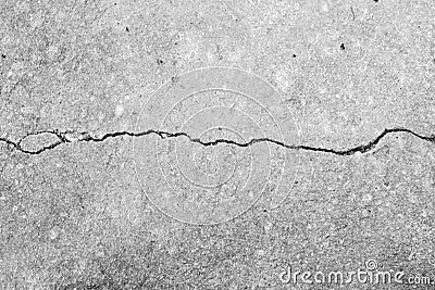 Crack white concrete texture background. Stock Photo