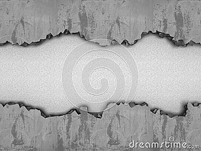 Cracked concrete texture wall background Cartoon Illustration