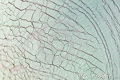 Cracked dry mud mask on skin, texture Stock Photo