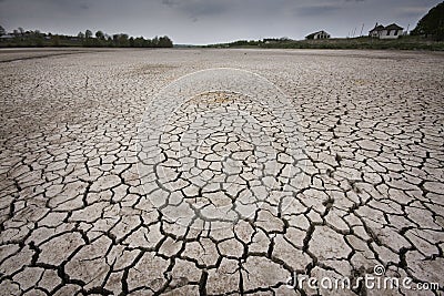 Cracked earth Stock Photo